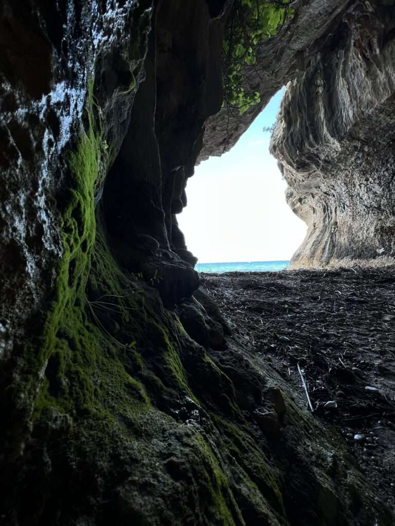 Cave on a beach in Sardinia