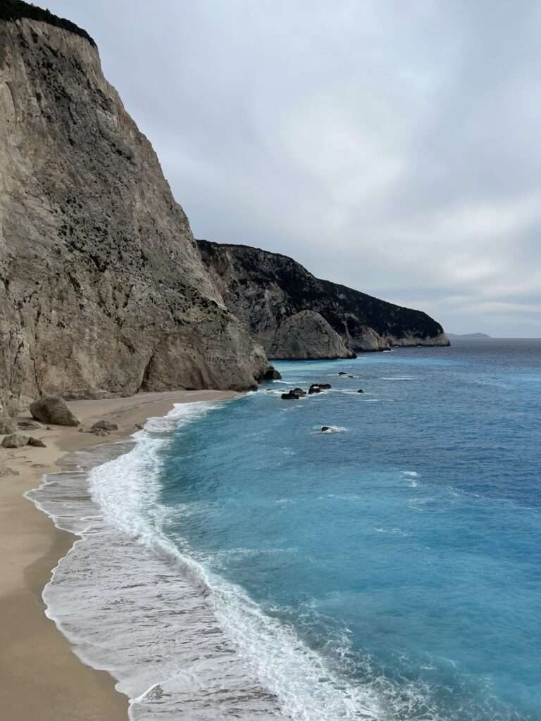 A famous beach in Lefkada island